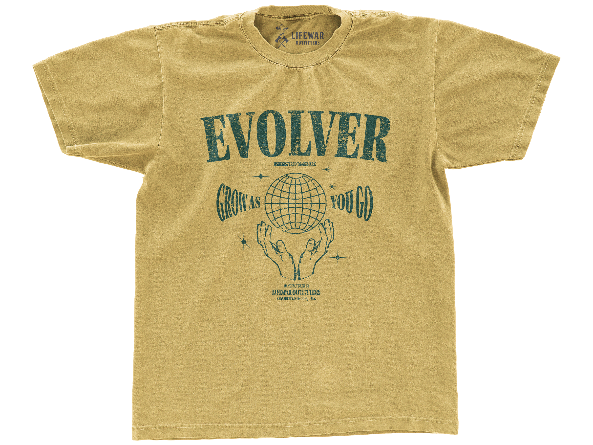 EVOLVER (OLD GOLD T-SHIRT)